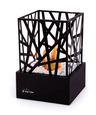 Cheminée de table à léthanol en acier émaillé Purline