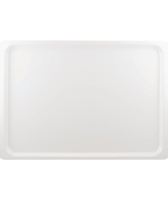 Plateau de service en polyester Roltex Euronorme 530 x 370mm blanc
