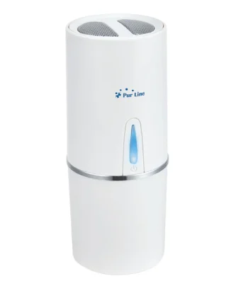 Purificateur d'air avec filtre HEPA, PM2, ioniseur, écran tactile LED, 3 vitesses et mode AUTO Purline