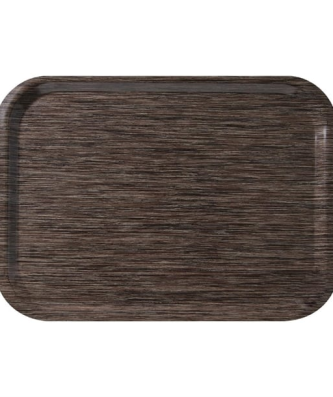 Plateau de service en mélamine Roltex Fast Food 375x265mm wengé