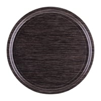 Plateau rond antidérapant Roltex 450mm wengé