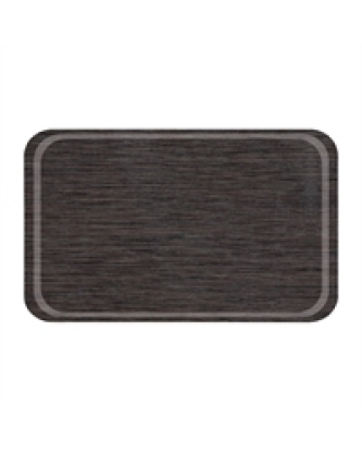 Plateau rond en mélamine Roltex GN1/1 antidérapant 530x325mm wengé