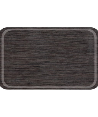 Plateau rond en mélamine Roltex GN1/1 antidérapant 530x325mm wengé