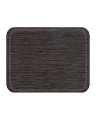 Plateau de service en mélamine Roltex Self antidérapant 46x36cm wengé