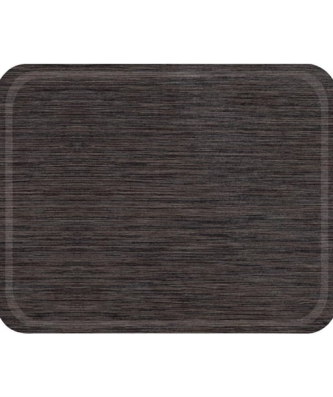 Plateau de service en mélamine Roltex Self antidérapant 46x36cm wengé