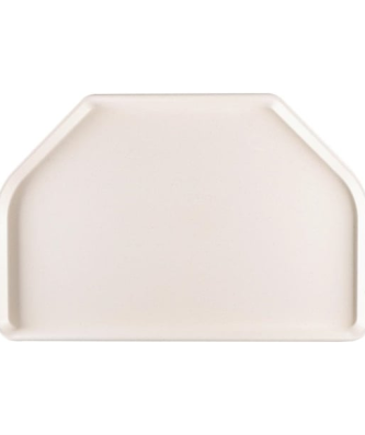 Plateau de service en polyester Roltex Trapèze GN 500x325mm gris