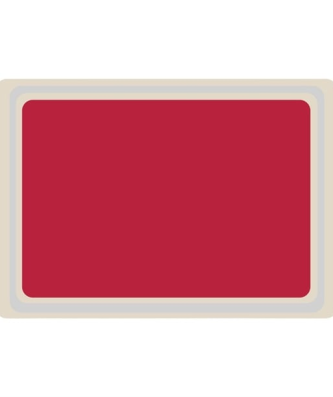 Plateau de service en polyester Roltex Euronorme 530x370mm rouge