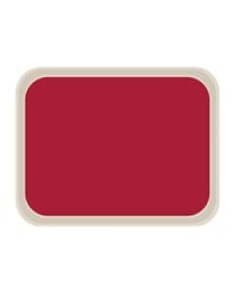 Plateau de service en polyester Roltex America 460 x 360mm rouge
