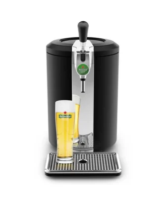 Beertender Vb452e10 Compact Machine A Biere Pression, Compatible Fûts De 5l, Température Parfaite, Biere Fraîche Et Mou Krups