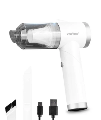 Aspirateur à main sans fil pliable avec filtre HEPA CRC90 Vortex