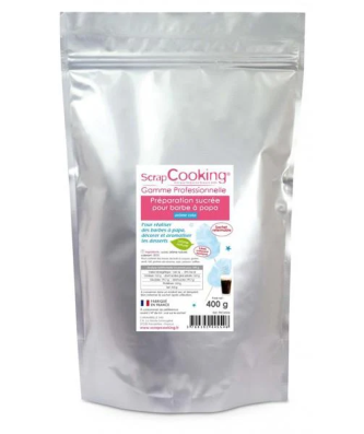 Préparation pour barbe à papa bleue 400 g Scrapcooking