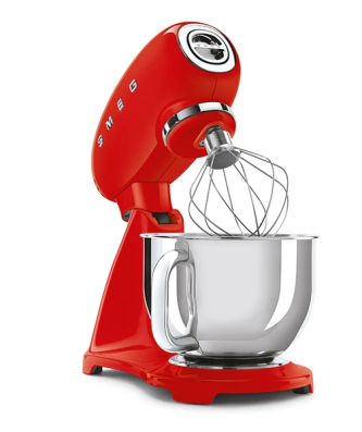 Robot pâtissier 4,8 L 800 W SMF03RDEU rouge Smeg