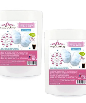 Préparation barbe à papa bleue 320 g Scrapcooking