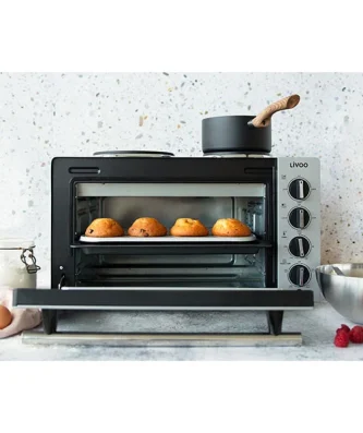 Mini four avec plaques électriques 30 L 3300 W DOC211 Livoo