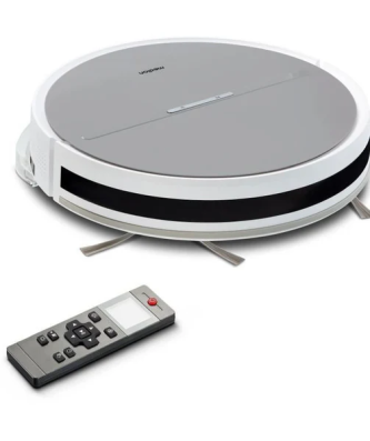 Medion E35 - Robot Aspirateur - Puissance D'aspiration 2000pa - Navigation Gyroscopique - 2 Brosses Latérales Et Capteur Mural Medion