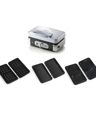 Appareil 3 en 1 grill, gaufrier et croque-monsieur 30 cm 1000 W DO9136C Domo
