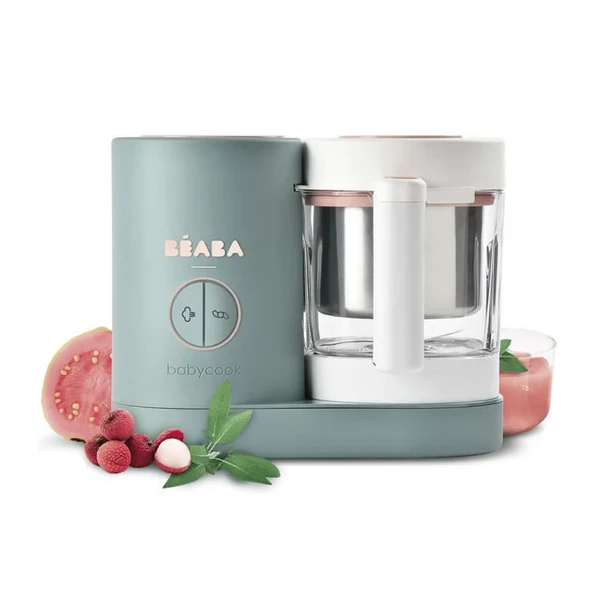 Beaba, Babycook Neo, Robot Bebe 4 En 1, Cuiseur, Mixeur, Made In France - Eucalyptus Beaba