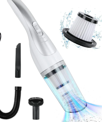 Aspirateur de table sans fil rechargeable 9000PA blanc Vendos85