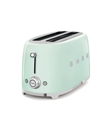 Grille pain 4 tranches 1500 W TSF02PGEU vert d’eau Smeg