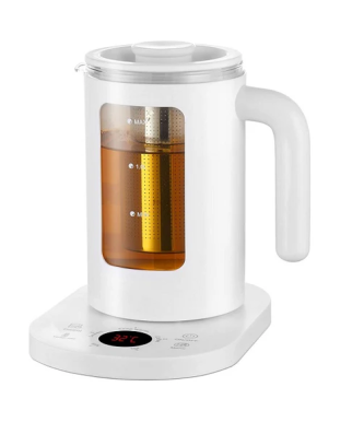 Bouilloire Electrique Temperature Reglable de 1,5L blanc Vendos85