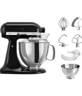 Robot artisan noir 5KSM175PS avec accessoires supplémentaires Kitchenaid
