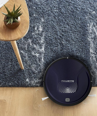 Aspirateur robot autonome Explorer Serie 20 bleu noir Rowenta