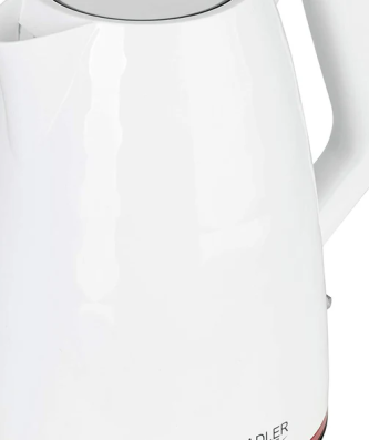 bouilloire électrique de 1,7L 2200W blanc Adler