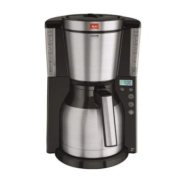 Melitta 1011-16 Cafetiere Filtre Programmable Avec Verseuse Isotherme Look Iv Therm Timer - Noir Melitta