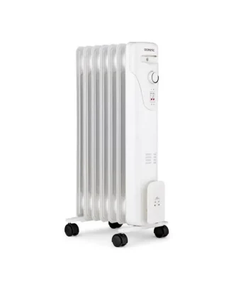 Radiateur électrique Bain D'huile 1500w Oceanic - 3 Puissances - 7 éléments - Blanc - Mobile Oceanic