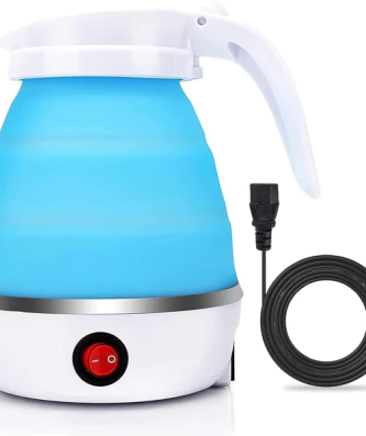 Bouilloire pliable électrique de 0,6L bleu Vendos85