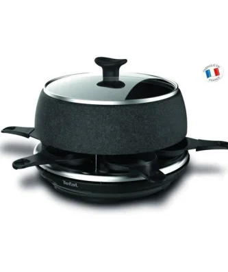 Re12c812 Raclette Cheese Nco - 6 Personnes - Noir Tefal