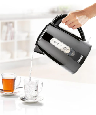 bouilloire électrique de 1,7L sans fil 2200W noir Princess