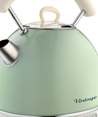 bouilloire électrique de 1,7L sans fil 2000W vert pastel Ariete