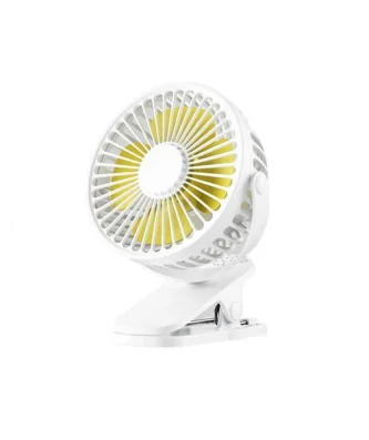 Mini Ventilateur à Pince de Table blanc Vendos85