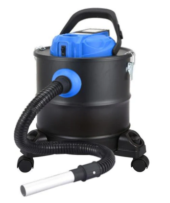 Aspirateur à cendres avec batterie lithium rechargeable de 18V et double filtre Purline