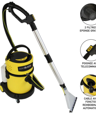 Aspirateur shampouineuse MAXBLAST Fonction Sèche & Humide 20 L MaxBlast