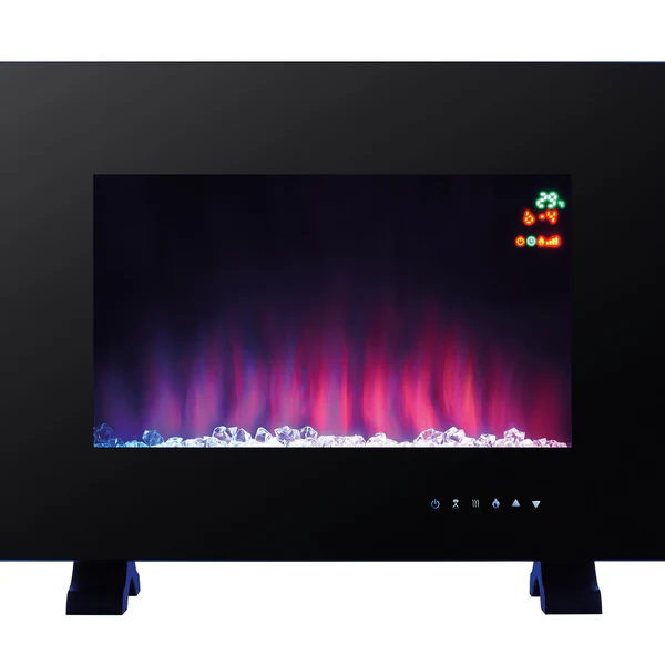 Cheminée électrique 2kW avec lumière d'ambiance Purline