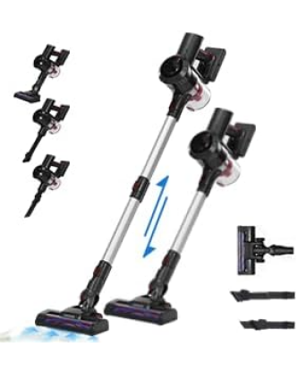 Aspirateur Balai sans Fil 2 en 1 noir Vendos85