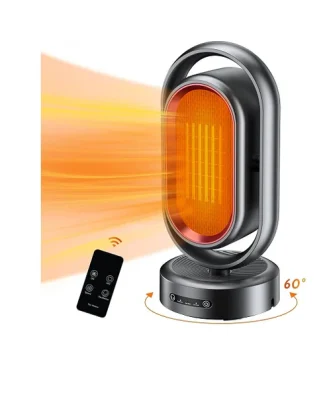 Chauffage D appoint Soufflant 2000W avec Télécommande noir Vendos85