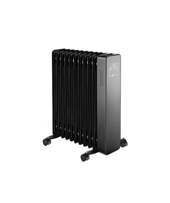 Radiateur à Bain d'huile avec application wifi. écran tactile LED et télécommande 2500W noir Vendos85