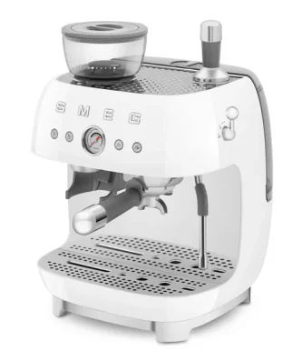 Machine à café combinée Expresso Années 50 blanc Smeg