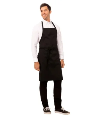 Tablier bavette Chef Works noir