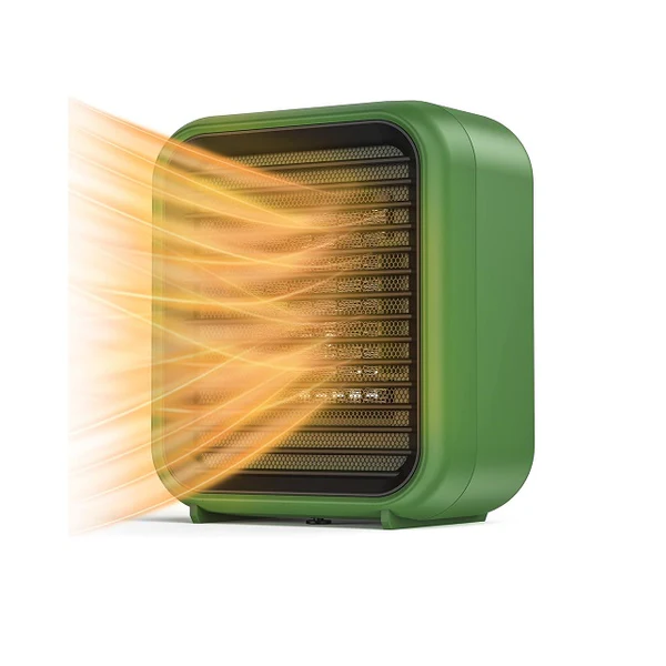 Mini Radiateur Céramique 800W vert Vendos85