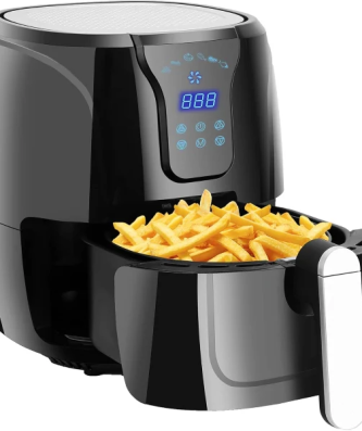 Friteuse sans Huile XL 3,5L Air Fryer avec 6 Programmes noir Vendos85