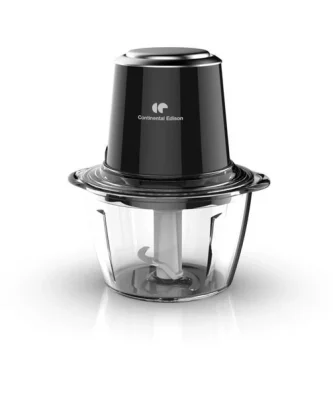 Continental Edison Cemh01 Mini Hachoir Bol En Verre- Noir Continental Edison