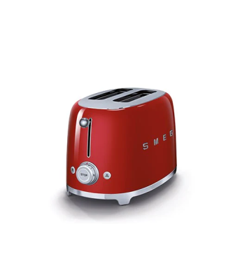 Toaster 2 fentes rouge 950 W TSF01RDEU Smeg
