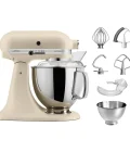 Robot artisan crème 5KSM175PS avec accessoires supplémentaires Kitchenaid