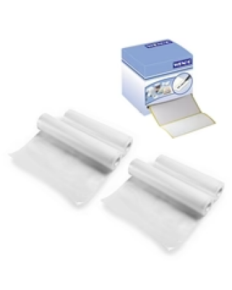 Lot de 4 rouleaux de sachets à découper et 500 étiquettes adhésives