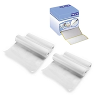 Lot de 4 rouleaux de sachets à découper et 500 étiquettes adhésives