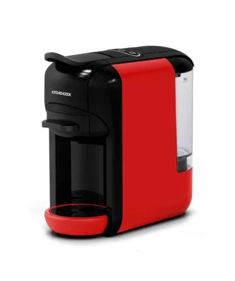Machine à café multi dosettes et café moulu rouge Kitchencook